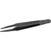 ESD plastic tweezers, uninsulated, antimagnetic, plastic, 115 mm, 702A.CF