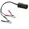 Adapter 12/24V gniazdo zapalniczki-krokodylki 5675
