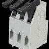 AST0240304 3-pin spring loaded terminal, 3.81-mm pin spacing