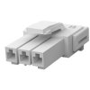 Plug housing, 3 pole, pitch 3.96 mm, straight, natural, 177899-1