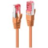 LINDY 47810 Network cable patch cable CAT 6 S/FTP 3.00 m Orange