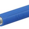 4 mm plug, crimp connection, 1.0 mm², blue, 64.2052-23