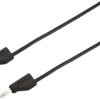 VOLTCRAFT MSB-300 Przewód pomiarowy złącze męskie, lamelkowe 4 mm złącze męskie, lamelkowe 4 mm 1.50 m czarny 1 szt.