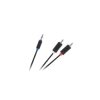 Złącze Jack wt.3,5st-2xRCA 1,8m Cabletech Standard / KPO3952-1.8