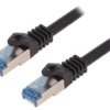 Cq4093s Patch Cord S/Ftp 6A Linka Cu Lszh Czarny 10M 26Awg