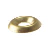 ForgeFix 200SCW10B Screw Cup Washers Solid Brass Polished No.10 Bag 200