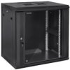 Szafa Wisząca Rack 19 12U 600Mm Drzwi Szklane Czarna Toten