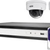 ABUS Performance Line 4-Kanal PoE Set TVVR36422D LAN IP-Zestaw monitorujący 4-kanałowy z 2 kamerami 1920 x 1080 px