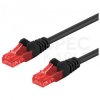 Patchcord UTP kat.6 kabel sieciowy LAN 2x RJ45 linka czarny 25m Goobay