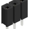 Socket header, 3 pole, pitch 2.54 mm, straight, 10026927
