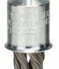 Szczotka pędzlowa, szczotka ze stali nierdzewnej, 19 mm, 0,35 mm, 4500 U/ min Bosch Accessories N/A N/A 2608622129 1 sz