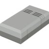 PS enclosure, (L x W x H) 100 x 54 x 30 mm, light gray/agate gray (RAL 7035), IP30, 32103010