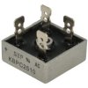 Mostek prostowniczy; KBPC2510; 25A; 1000V; kostka; konektory; typ FM 28,3x28,3x11mm; RoHS