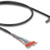 kabel LAN Delock 88005, 1 szt., RJ45, CAT 5e, 0.50 m, czarny