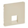 VALENA LIFE Plakietka gniazda 1 x RJ 45 kat.6a UTP kremowa 755411 LEGRAND