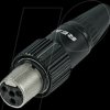 RT3FCT-B TINY xlr cable socket, 3-pin, screw locking