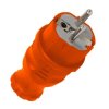 Wtyk prosty IP44 pomarańcz 2p+Z+schuko BEMIS