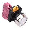 YW4B-A1E01W White 22mm Metal Bezel Maintained Push Button Switch NC IP65 IDEC
