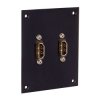 Universal Sub-Panel, Dual HDMI Couplers