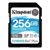 Karta SD SDXC, 256 GB Nie 3D TLC, Kingston Canvas Go! Plus -25 → +85°C