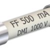 Microfuse 6.3 x 32 mm, 500 mA, FF, 1 kV (DC), 1 kV (AC), 30 kA breaking capacity, 69.0012