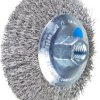PFERD TOOLS Szczotka stożkowa rozplątana KBU Ø 115 x 10 mm Drut ze stali nierdzewnej M14 Ø 0,35 do szlifierki kątowej PO