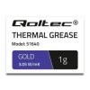 Qoltec Pasta termoprzewodząca 3.05 W/m-K 1g Złota