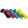 Opaski zaciskowe kablowe 2,5x100mm MIX kolorów 250szt.
