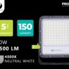 Naświetlacz LED PROXIM+ 50W 4000K 7500lm 230V IP65 Forever Light 150lm/W 5 LAT GWARANCJI