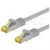 Patchcord S/FTP kat.7 PiMF kabel sieciowy LAN 2x RJ45 linka PoE szary 7,5m Goobay