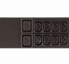 Vertiv EG2VHVRN162-102IB4PS6-IP44, Podstawowy, Poziome, Czarny, 12 x gniazdo sieciowe, C13 panel, IEC 60309