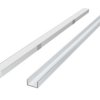 Profil aluminiowy do taśm LED 2000 mm prosty nawierzchniowy srebrny z kloszem mlecznym PRIME 203617 LED LINE