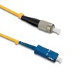 Qoltec Patchcord światłowodowy FC/UPC - SC/UPC Singlemode 9/125 G652D Simplex 0.5m