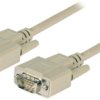 VGA connection cable, 10 m, HD-D-SUB plug, 15 pole to HD-D-SUB plug, 15 pole, EK324.10