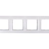 Simon 54 Premium Ramka Poczwórna Biała /Do Karton-Gips/ Drk4/11