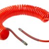 Przewód pneumatyczny spiralny długość 6m średnica zew: 10mm średnica wew: 6.5mm RS PRO BSPT 1/4” męskie Poliuretan