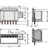 WAGO 2091-1412/205-000 Obudowa męska na PCB 100 szt.