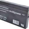 Akumulator ołowiowy multipower MP2-12SL MP2-12SL, AGM, 12 V, 2 Ah