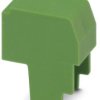 Dummy plug, PA, (W x H x D) 10 x 16.35 x 18.5 mm, green, 2709176