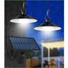 2x Lampa Solarna LED HELIA Żyrandol Wisząca Ogrodowa Sufitowa Czujnik Pilot Panel LUMILED