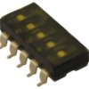 Przełącznik Dip-Switch Liczba Biegunów 5 On-Off 0.025A/24Vdc A6s-5102-H