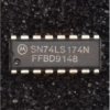 74LS174 (SN74LS174N) hex D-type flip flop - Motorola