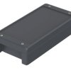 Aluminum enclosure, (L x W x H) 259 x 128 x 60 mm, graphite gray (RAL 7024), IP69K, 00165224