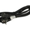 Kabel; zasilający; AK-PC-06C; gniazdo IEC C13 IBM proste; wtyk sieciowy CEE 7/7 kątowy; 3m; czarny; 3 żyły; 1,00mm2; 10A; Akyga;