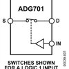 4 Ω, Low Voltage, Wide Bandwidth Single SPST in 6-ld SOT-23, NC