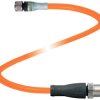 Pepperl+Fuchs 293715 Złącze konfekcjonowane czujnika/aktuatora V3-GM-E2-OR2M-POC-V11-G, piny: 3, 3, 2 m, 1 szt.