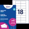 DPC6530A-10 Badge insert, printable, 65x30 mm, 180 pieces