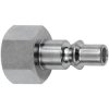 Nipple, L 36 mm, 35 bar, steel, galvanized, for jacks, 134071