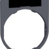 Schneider Electric ZBYF2101 ZBYF2101 Uchwyt tabliczki (D x S) 50 mm x 40 mm nieoznakowany ciemnoszary 10 szt.