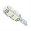 Żarówka LED 12V W5W T10 9 led biała 1,8W